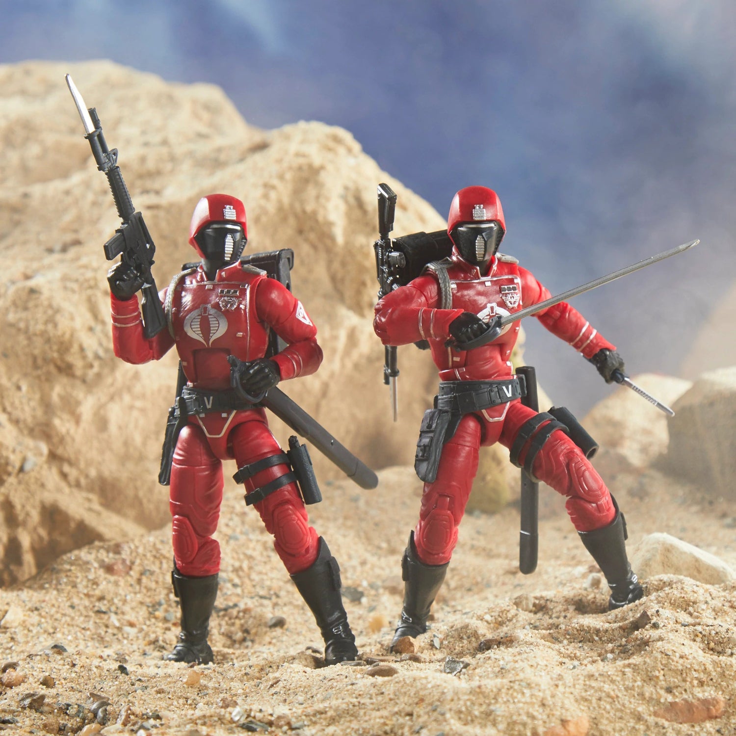 G.I. Joe Classified Crimson Guard ARMY BUILDER SET OF 6 Hasbro